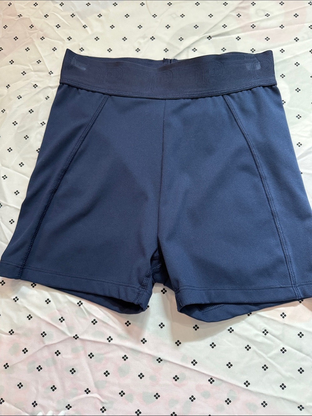 PINK Victoria's Secret Navy Blue High-Rise Bike Shorts
